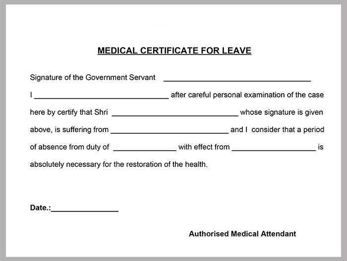 Medical Certificate Template 20 Free Word PDF Documents Download Free Premium Templates