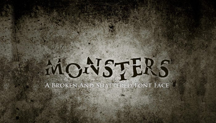 monsters font