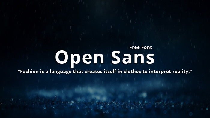 open sans