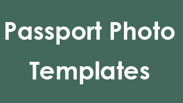 suit template with half length passport