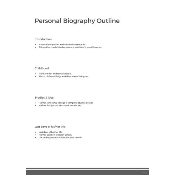 personal-biography-outline-template