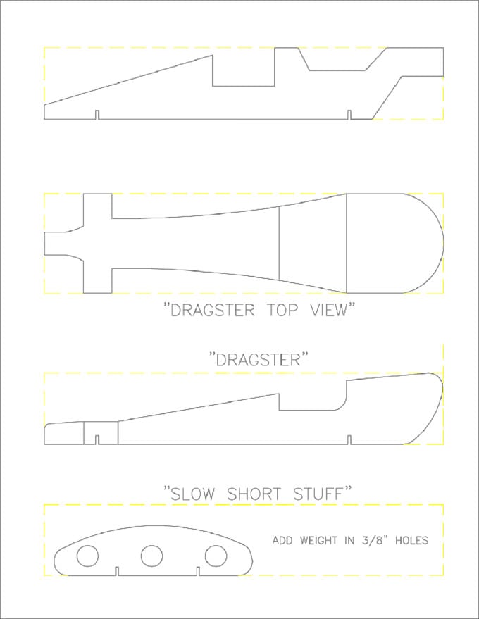 pinewood derby free templates