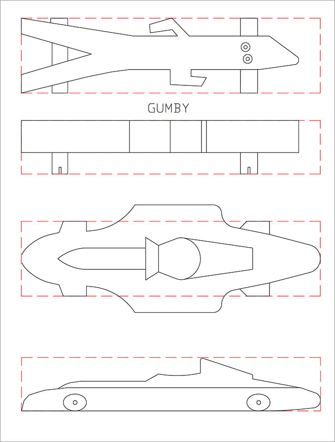Pinewood Derby Printable Templates Customize and Print
