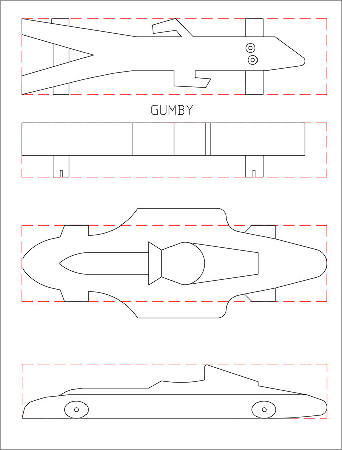 Pinewood Derby Printable Templates Customize and Print