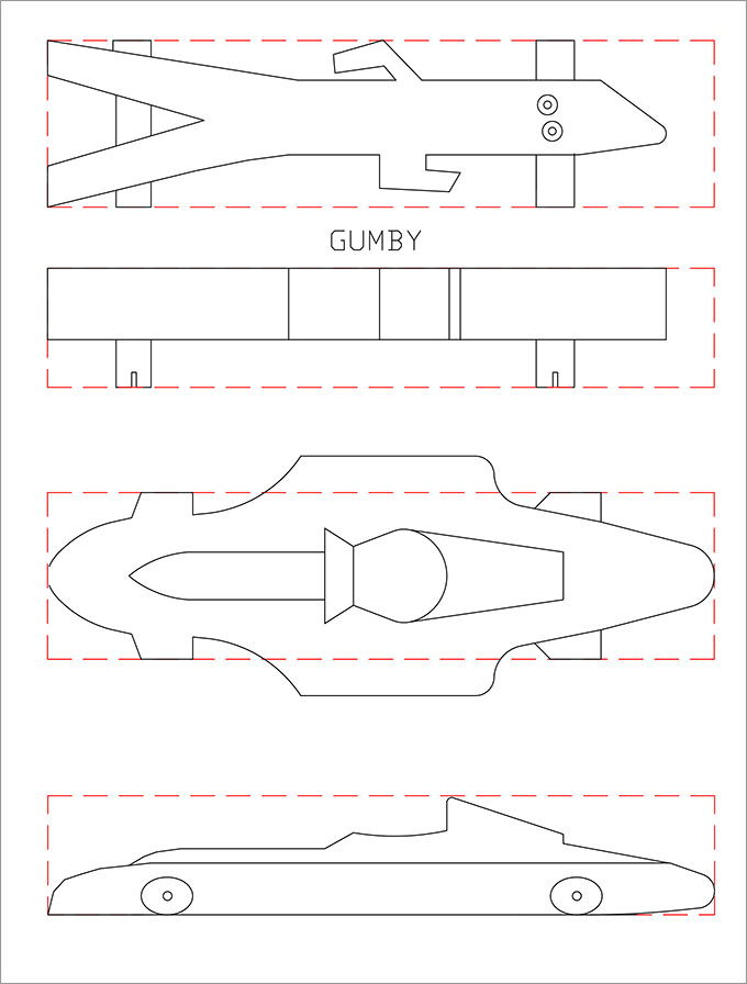Fastest Pinewood Printable Cut Out Pinewood Derby Template Printable 