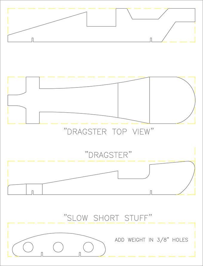 Printable Pinewood Derby Templates That Are Dynamite Ruby Website