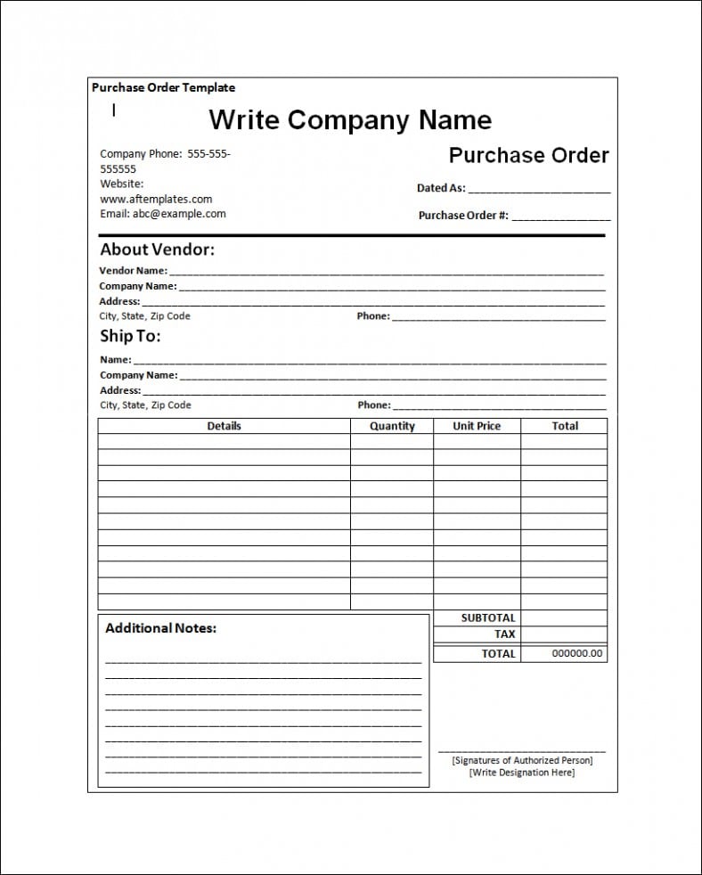 purchase order free template1 788x