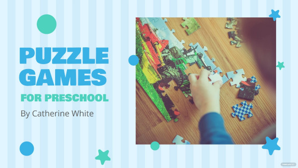 puzzle game presentation template