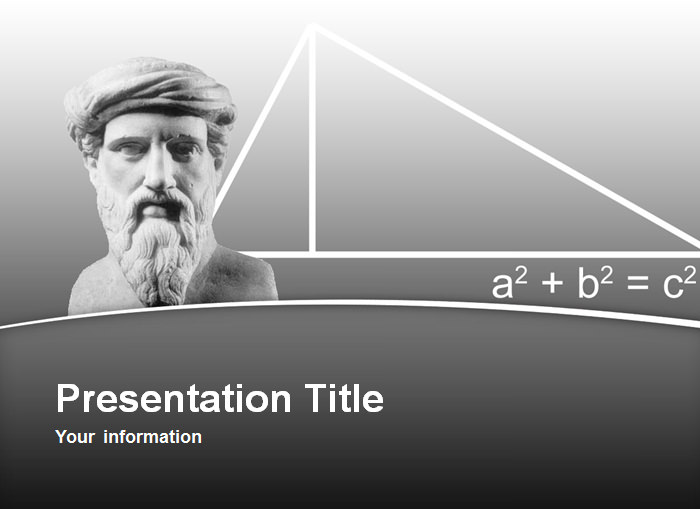 pythagoras powerpoint template