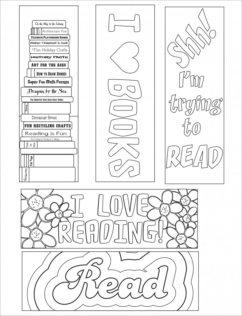 PRINTABLE Bookmark Packaging Downloadable PDF (Instant Download) 