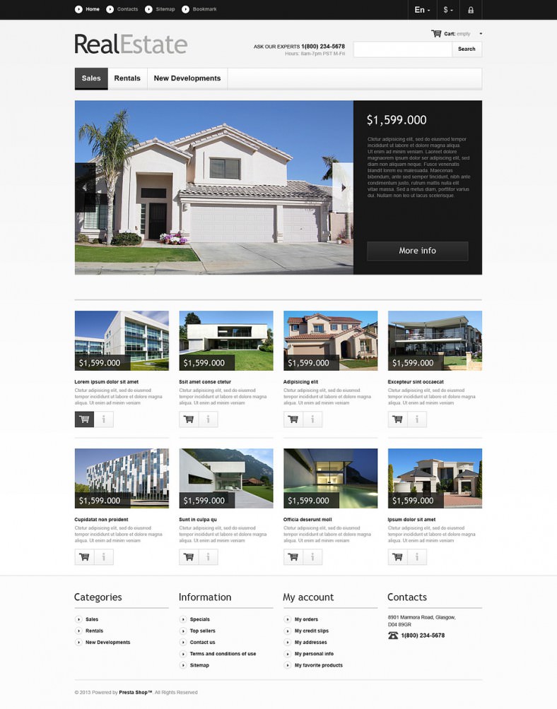 6+ FREE Best Real Estate Website Templates & Themes