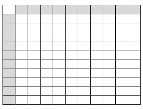 Free Super Bowl Squares Google Docs Templates 