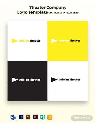 theater company logo template