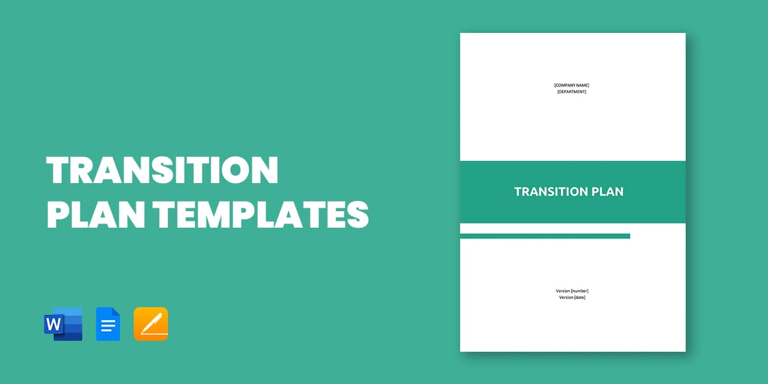 transition plan templates