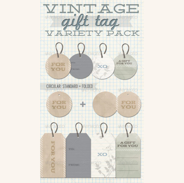 Gift Tag Template 27+ Free Printable Vector EPS, PSD , AI Illustrator