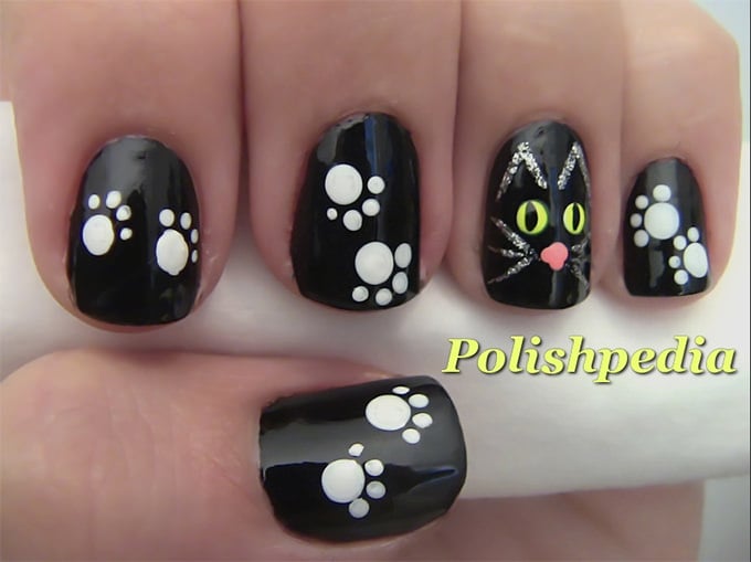 black-cat-nail-art-for-halloween