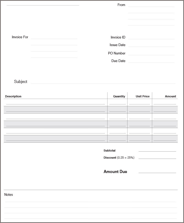 Invoice Format Template - 53+ Free Word, PDF Documents Download | Free ...