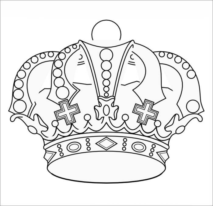 16+ Free Crown Shape Templates, Crafts And Colouring Pages