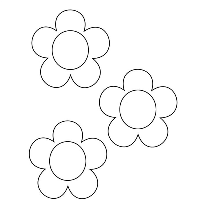 flower template free templates free premium templates