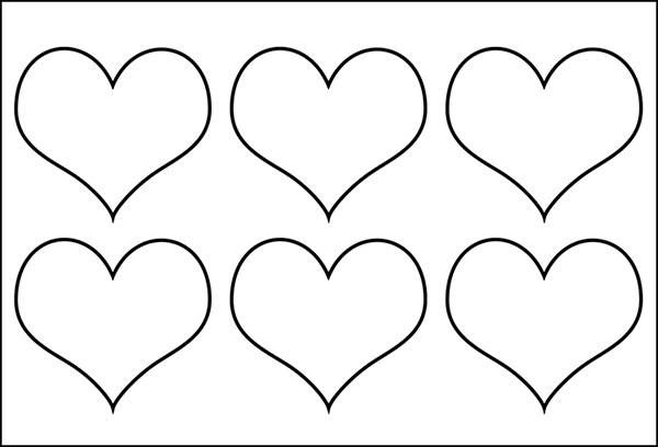 Large Heart Stencil Printable