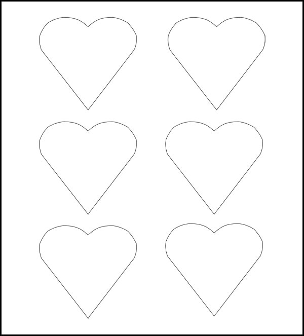 25+ Heart Template, Printable Heart Templates