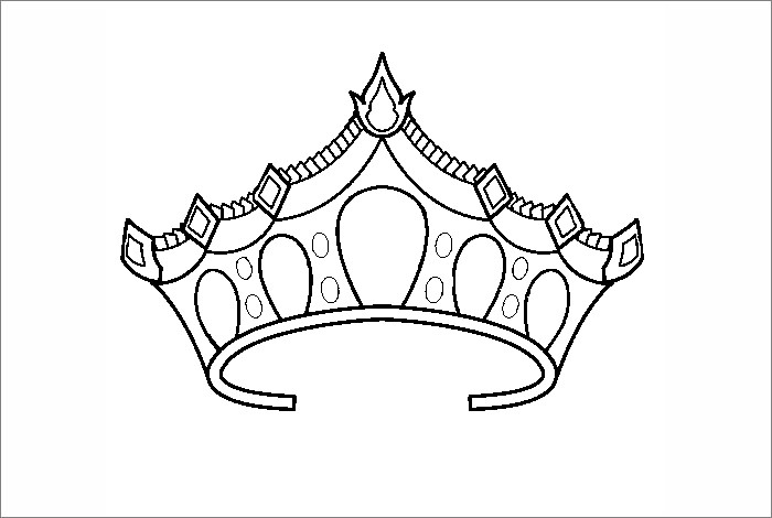 Coloring Page Princess Crown Rapunzel Tangled Waldo Harvey