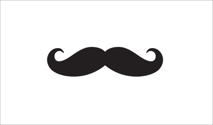 15 Mustache Templates And Colouring Pages