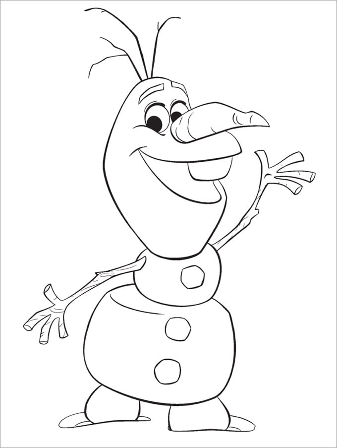 olaf snowman template new