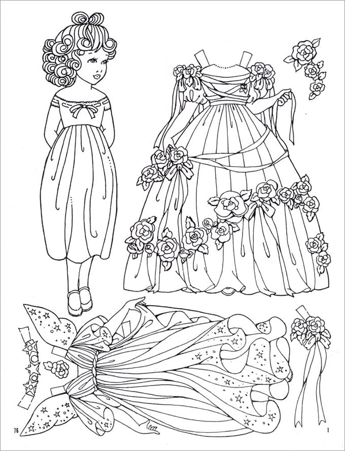 Woman Paper Doll Template