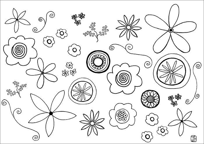 Flower Template - Free Templates