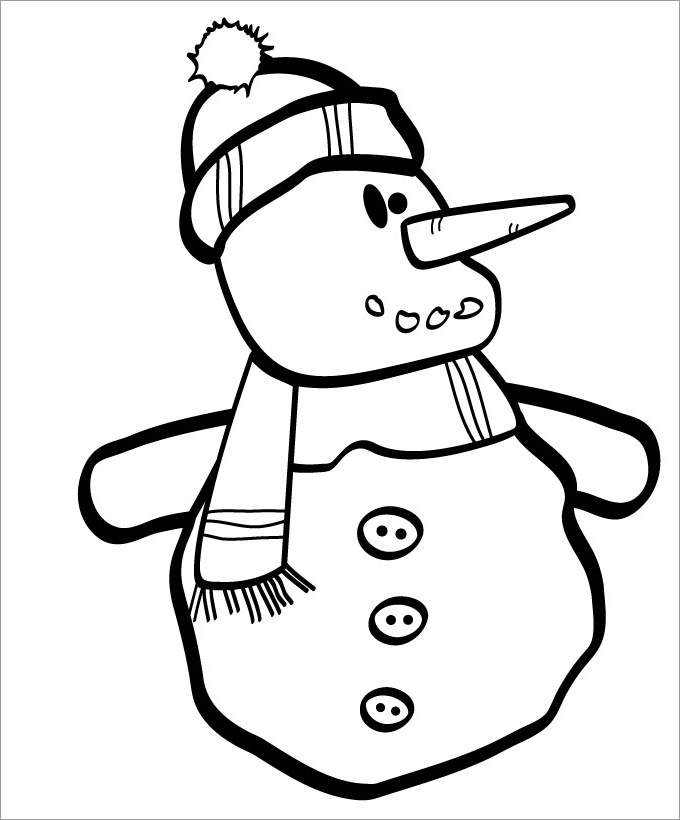 Snowman Template Snowman Crafts