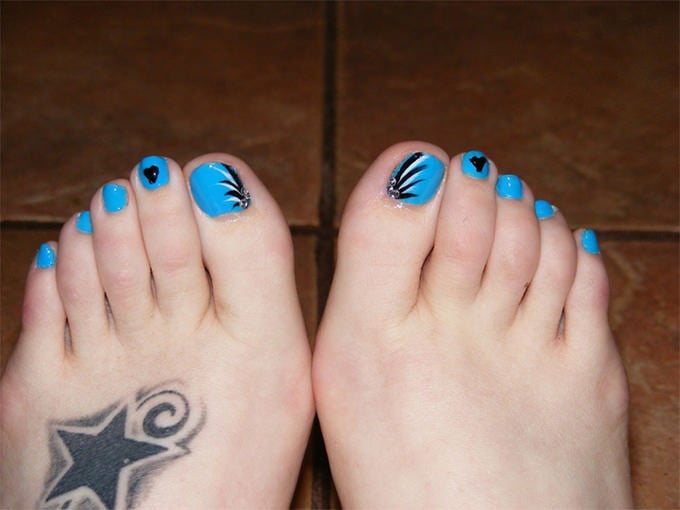 toes nails design