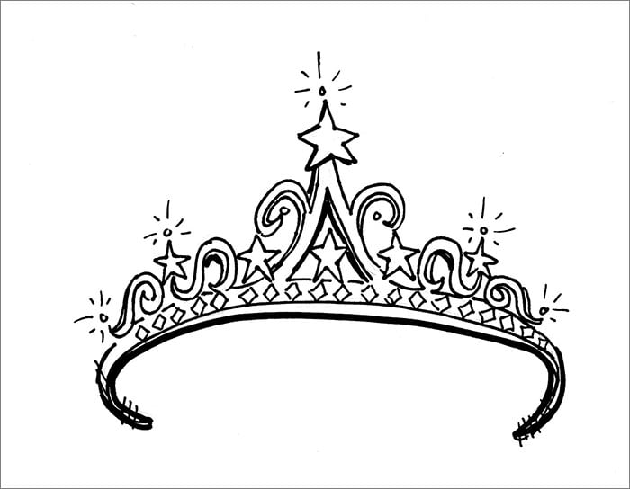 wonder woman crown template