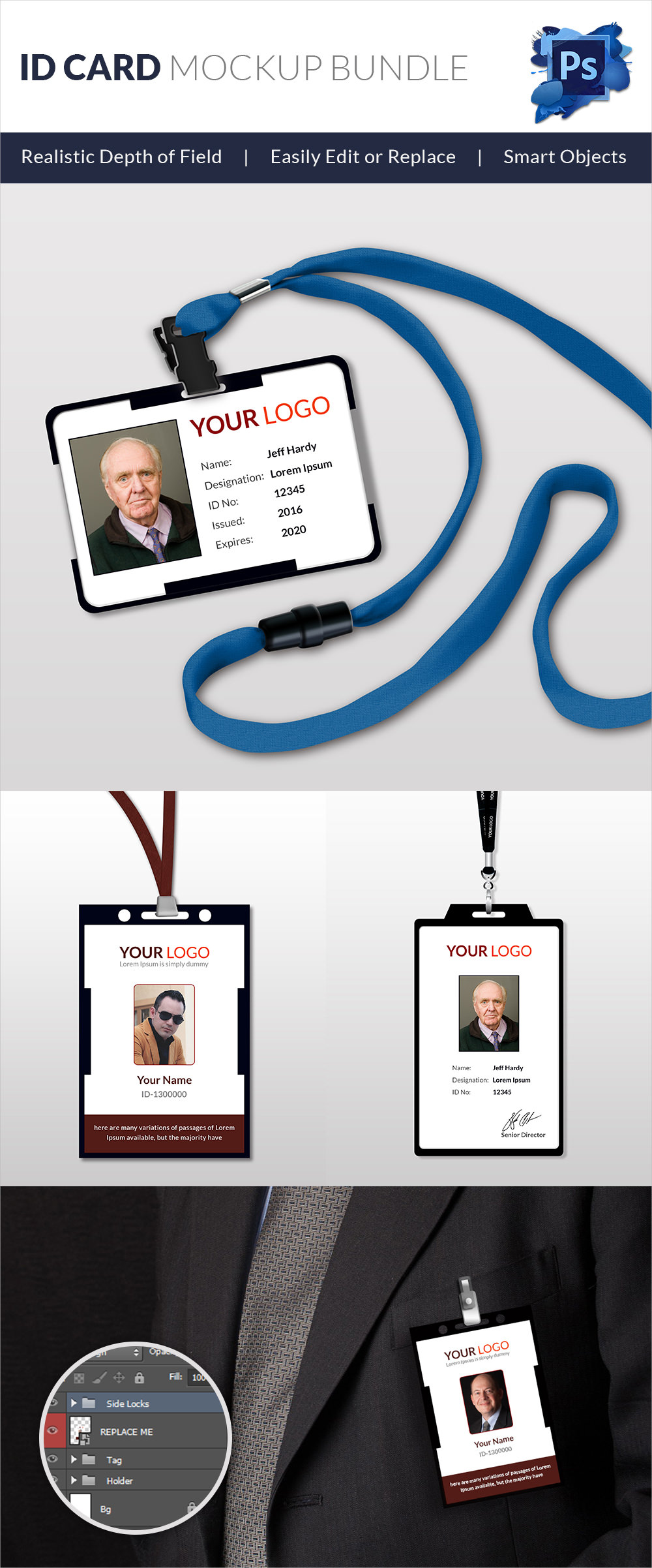 30+ Blank ID Card Templates Free Word, PSD, EPS Formats Download