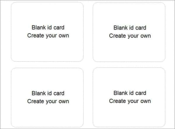blank create your own id card min min