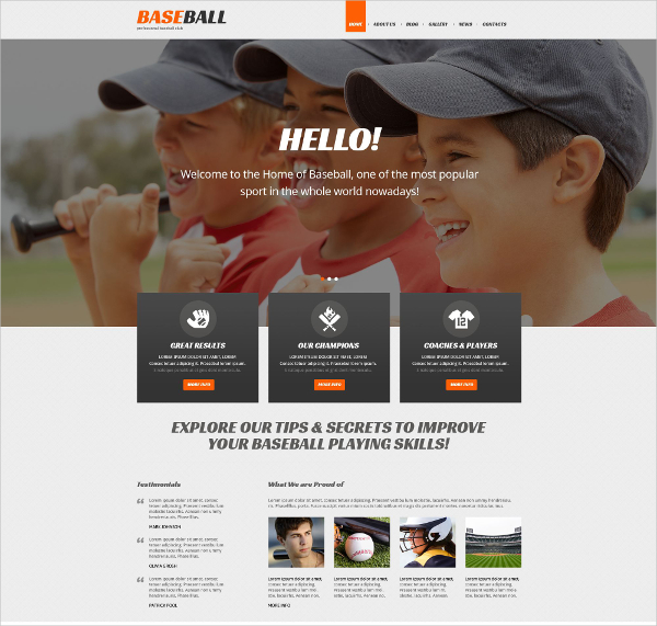 responsive baseball wordpress theme1