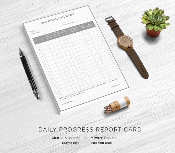 Report Card Template - 28+ Free Word, Excel, PDF Documents Download