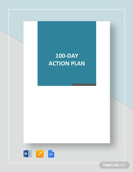 11 Sample 100 Day Plan Templates Download For PDF Word Docs Format