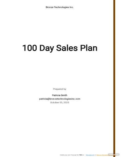 00 day sales plan template