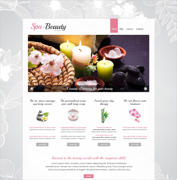 spa procedures joomla template