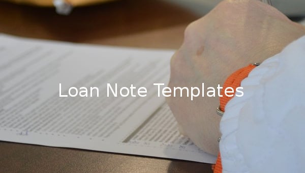 loan note template