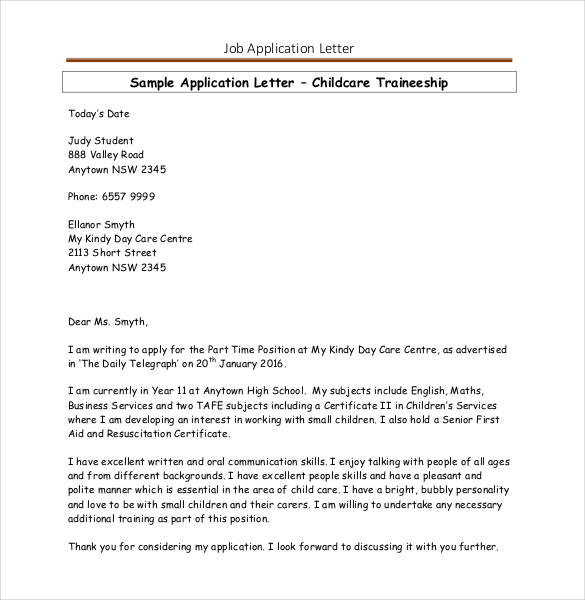 Job Application Template - 24+ Examples in PDF, Word