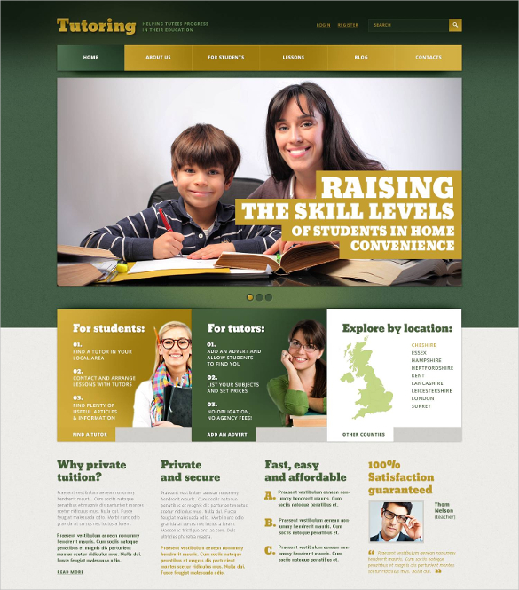 harmonic education teacher wordpress theme