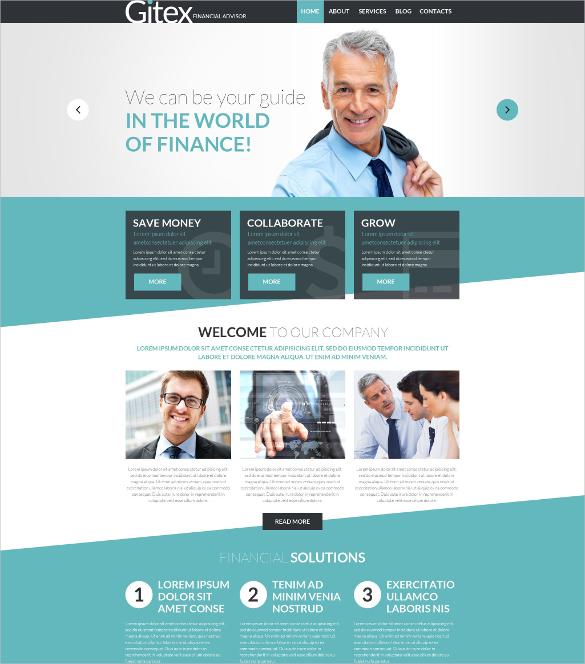 financial engineer joomla template