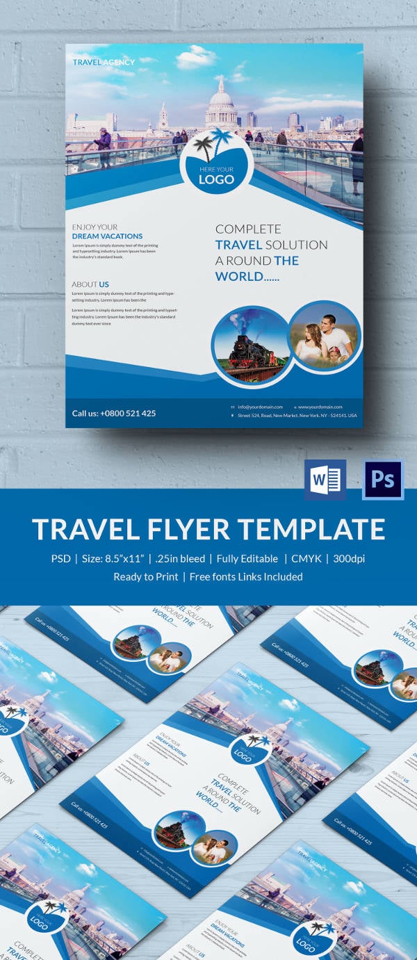 ms word templates cloud flyer