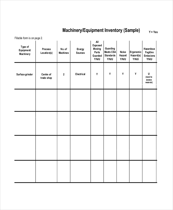 16+ Inventory List Template in Word | Google Docs | Google Sheets ...