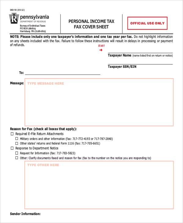 personal-income-tax-fax-cover-sheet-template