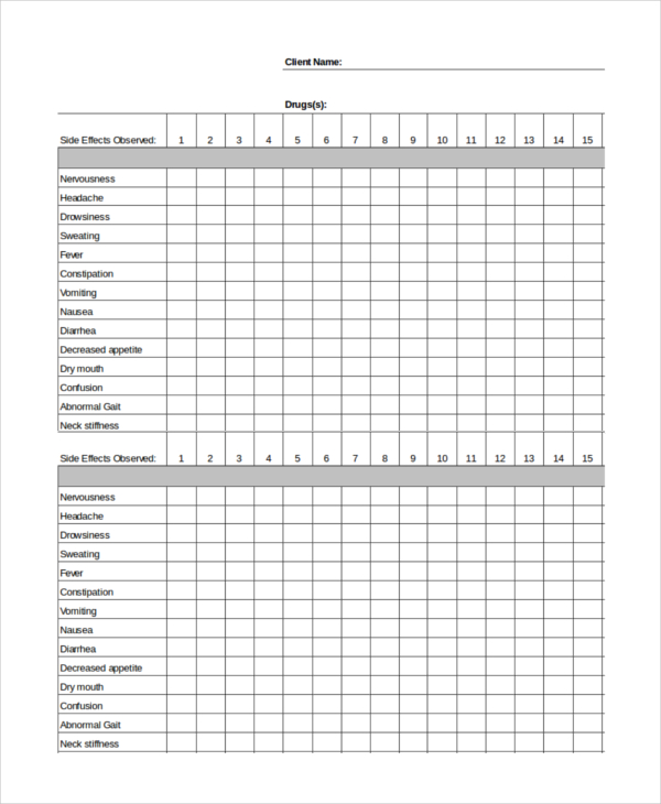 Medication Sheet Template - 10+ Free Word, Excel, PDF Documents Download