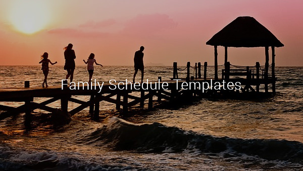 14-family-schedule-templates-word-pdf