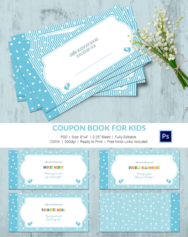 coupon book for kids